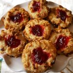 Raspberry Thumbprint Cookies