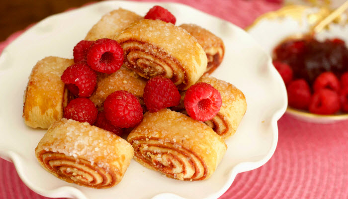 Sweet Raspberry Rugelach