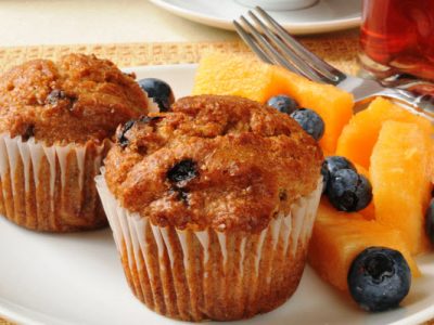 bran muffins with raisins from The Jewish Kitchen