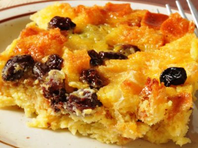 shirlee's french bread pudding from The Jewish Kitchen