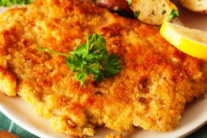 breaded veal chops
