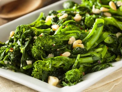 broccoli rabe with garlic