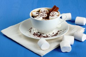 homemade hot cocoa with marshmallows