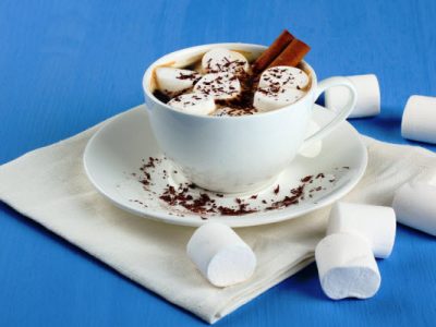 homemade hot cocoa with marshmallows