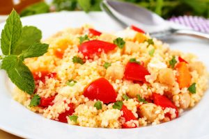 couscous and chick pea salad