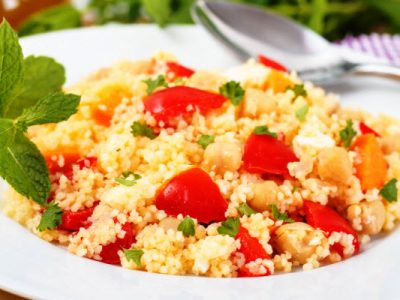 couscous and chick pea salad