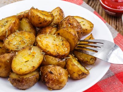 grilled herbed potatoes