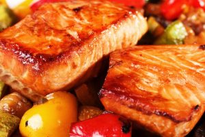 honey soy broiled salmon
