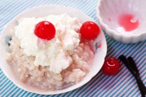 low-fat rice pudding