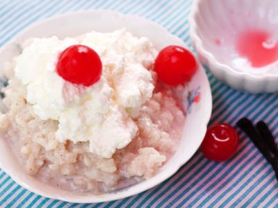 low-fat rice pudding
