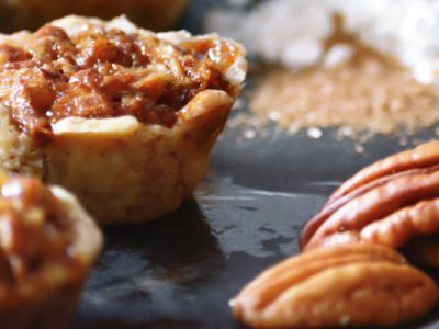 mini pecan pies