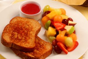 orange cinnamon french toast with strawberry sauce healthy options