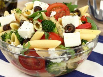 pasta with tomatoes and feta