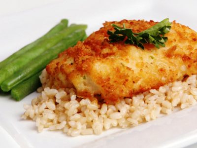 fish with potato crust from The Jewish Kitchen