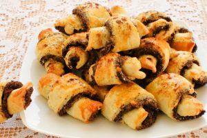 chocolate chip and cherry rugelach