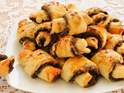 chocolate chip and cherry rugelach