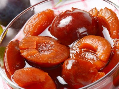 stewed plums
