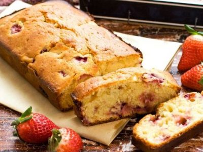 strawberry bread from The Jewish Kitchen