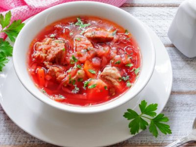 sweet and sour cabbage soup