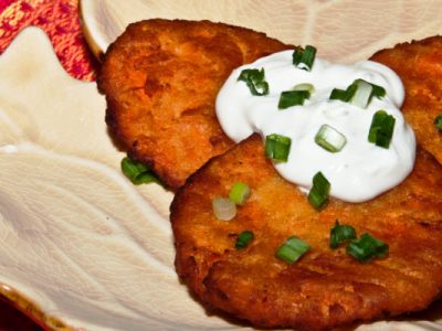 perfect sweet potato latkes