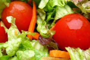 tossed salad with red wine vinaigrette